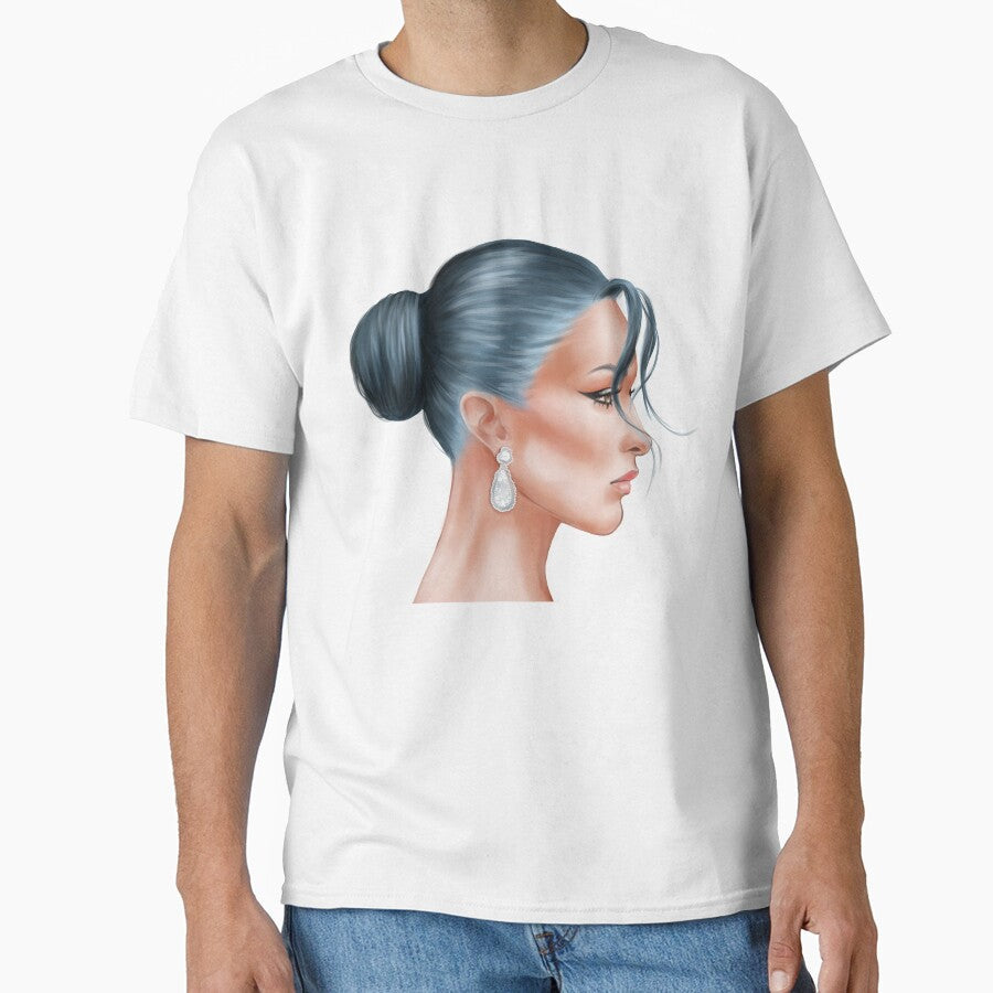 Bella Hadid by icongallery Unisex T-shirt, Sweatshirt, Hoodie, Long Sleeve Tee - T-Shirt, Sweatshirt, Hoodie