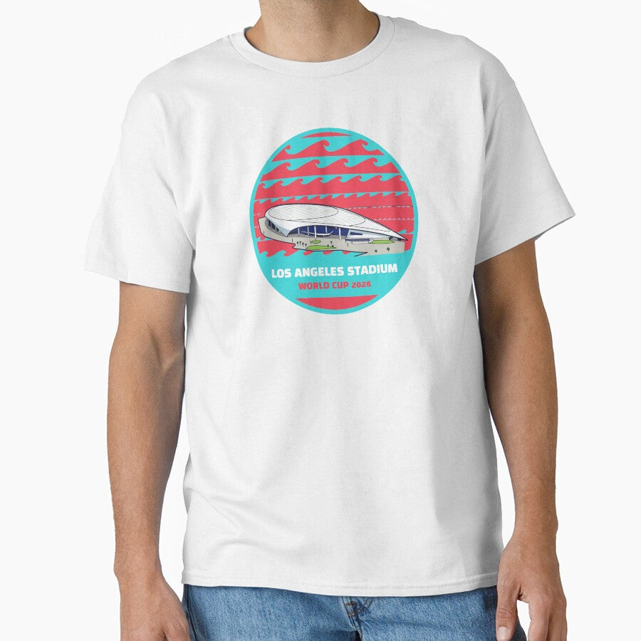 Los Angeles Stadium World Cup by Linbo Shop Unisex T-shirt, Sweatshirt, Hoodie, Long Sleeve Tee - T-Shirt, Sweatshirt, Hoodie