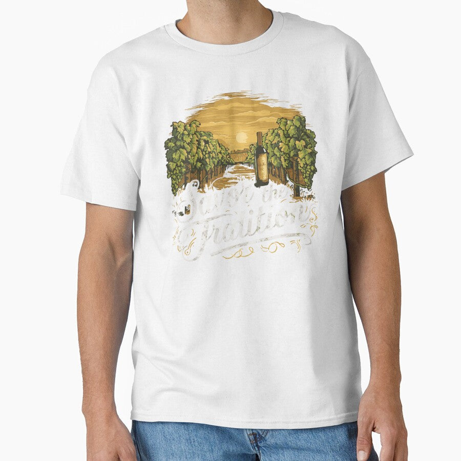 Savor The Tradition by WineandWear Unisex T-shirt, Sweatshirt, Hoodie, Long Sleeve Tee - T-Shirt, Sweatshirt, Hoodie