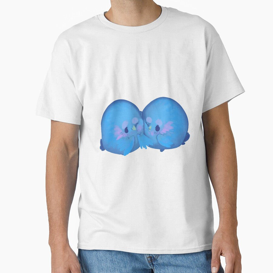Chibi Love birds by Paintingpixel Unisex T-shirt, Sweatshirt, Hoodie, Long Sleeve Tee - T-Shirt, Sweatshirt, Hoodie