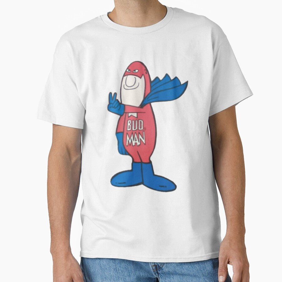 Bud Man Peace by frankergas Unisex T-shirt, Sweatshirt, Hoodie, Long Sleeve Tee - T-Shirt, Sweatshirt, Hoodie