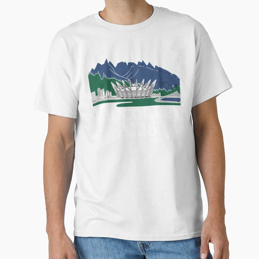 Toronto 2026 Skyline T-Shirt V5 by DarylWelsh2024 Unisex T-shirt, Sweatshirt, Hoodie, Long Sleeve Tee - T-Shirt, Sweatshirt, Hoodie