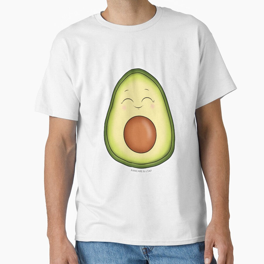 Happy Avocado by PancakeAndLoaf Unisex T-shirt, Sweatshirt, Hoodie, Long Sleeve Tee - T-Shirt, Sweatshirt, Hoodie