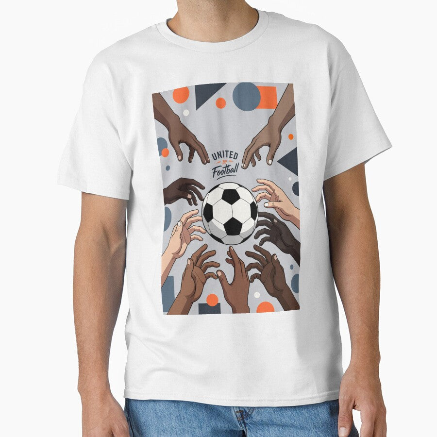 United By Football by zakvisuals Unisex T-shirt, Sweatshirt, Hoodie, Long Sleeve Tee - T-Shirt, Sweatshirt, Hoodie