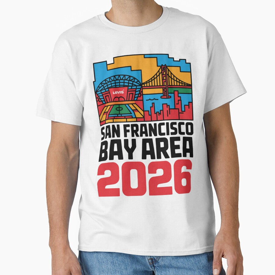San Francisco Bay Area Golden Gate Stadium T-Shirt V25 by DarylWelsh2024 Unisex T-shirt, Sweatshirt, Hoodie, Long Sleeve Tee - T-Shirt, Sweatshirt, Hoodie