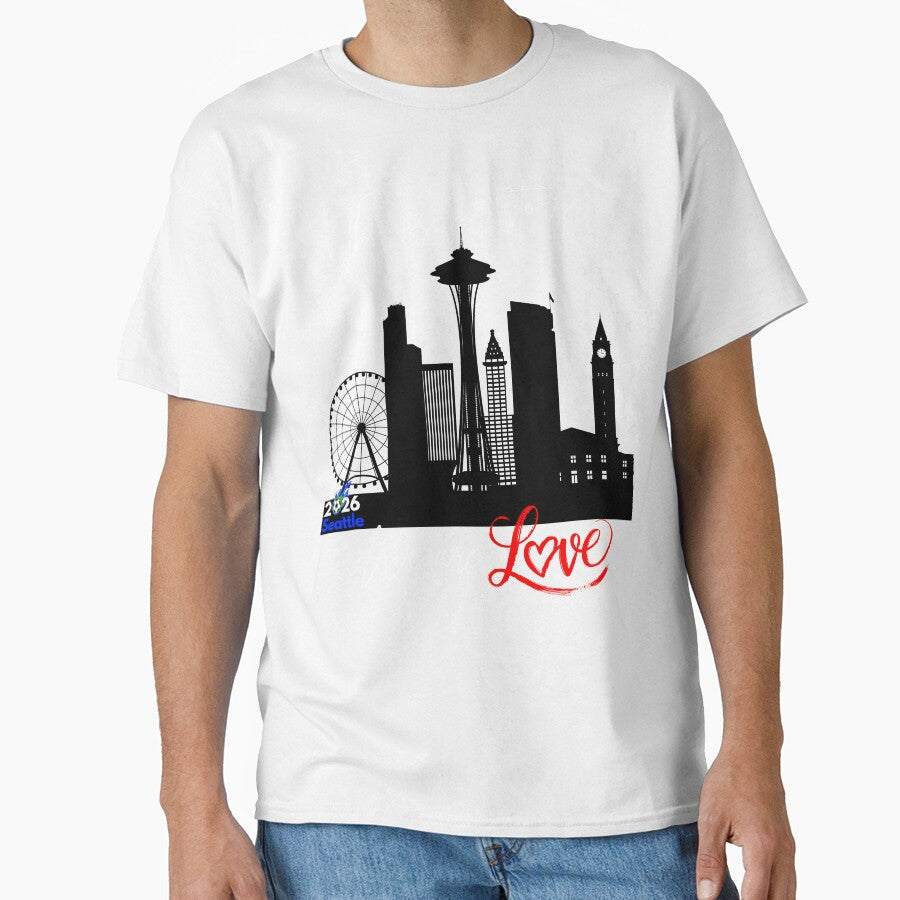 This is our story... Seattle Love by Minh Creates Unisex T-shirt, Sweatshirt, Hoodie, Long Sleeve Tee - T-Shirt, Sweatshirt, Hoodie