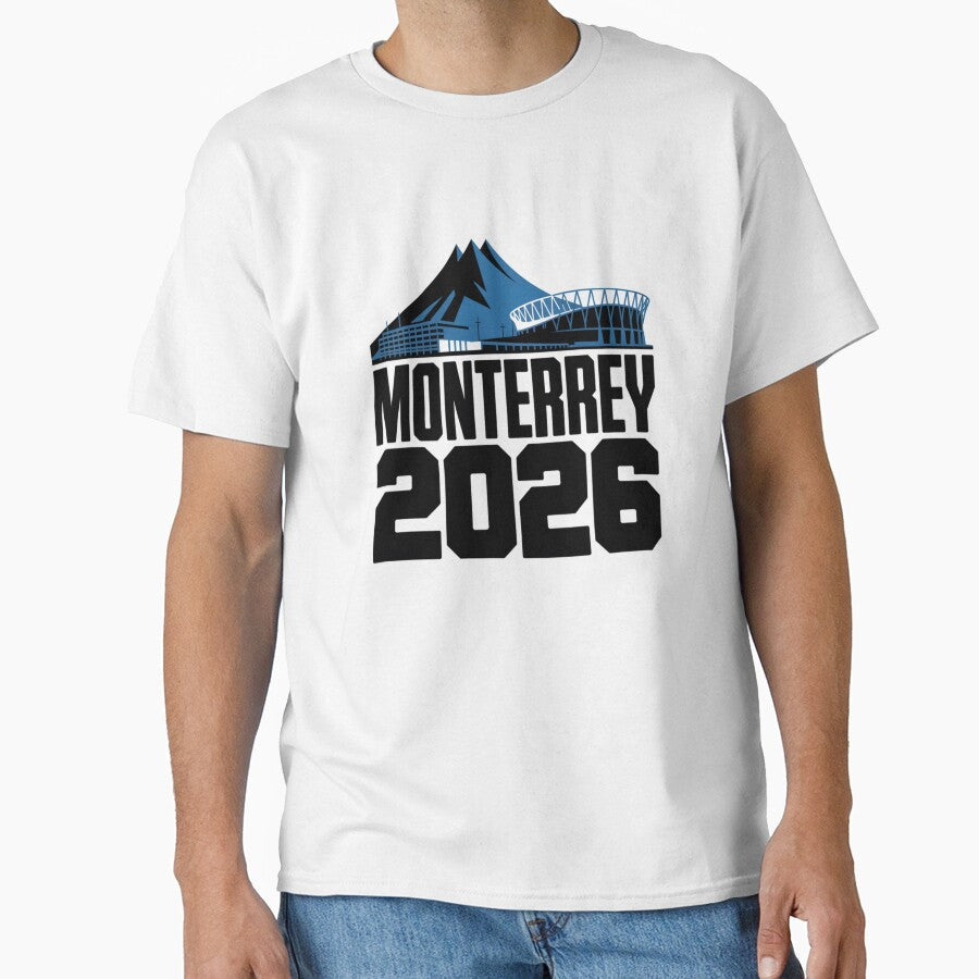 Monterrey 2026 Cerro de la Silla Mountain T-Shirt V3 by DarylWelsh2024 Unisex T-shirt, Sweatshirt, Hoodie, Long Sleeve Tee - T-Shirt, Sweatshirt, Hoodie