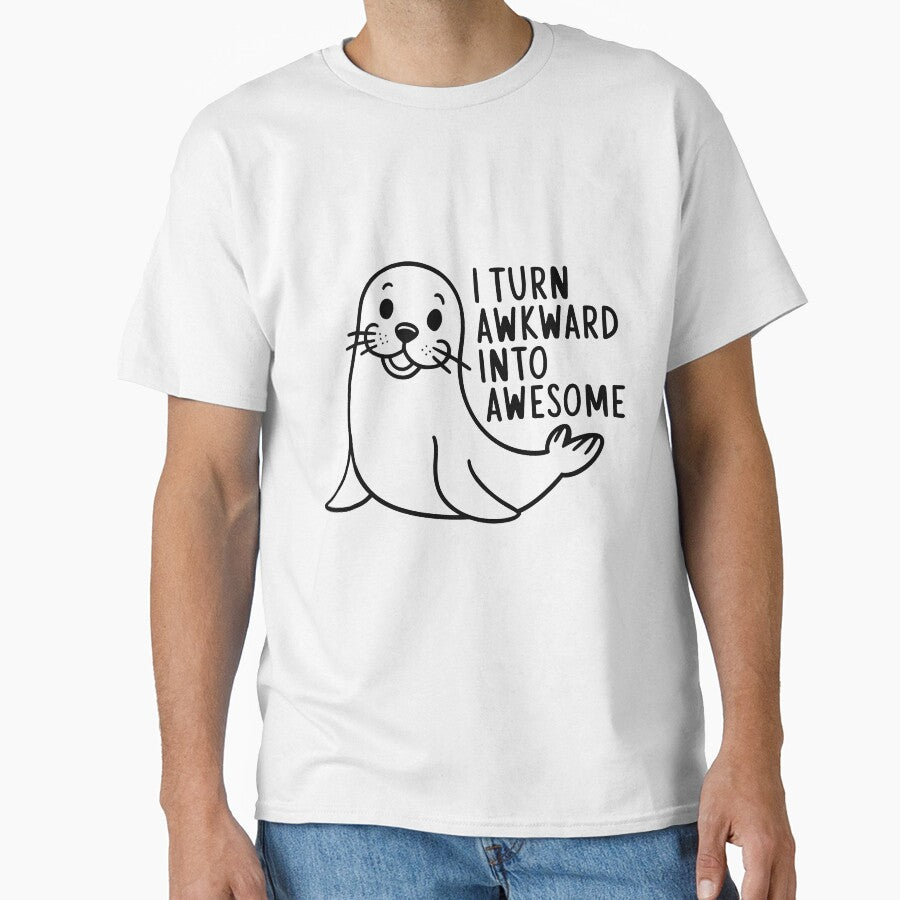 Cute Seal by dolla-designs- Unisex T-shirt, Sweatshirt, Hoodie, Long Sleeve Tee - T-Shirt, Sweatshirt, Hoodie