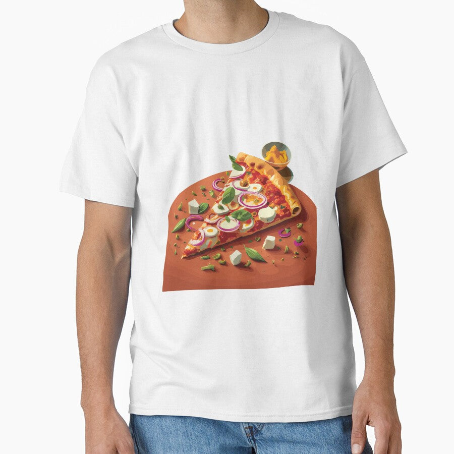 Cute triangle of pizza by TruckerPLShop Unisex T-shirt, Sweatshirt, Hoodie, Long Sleeve Tee - T-Shirt, Sweatshirt, Hoodie