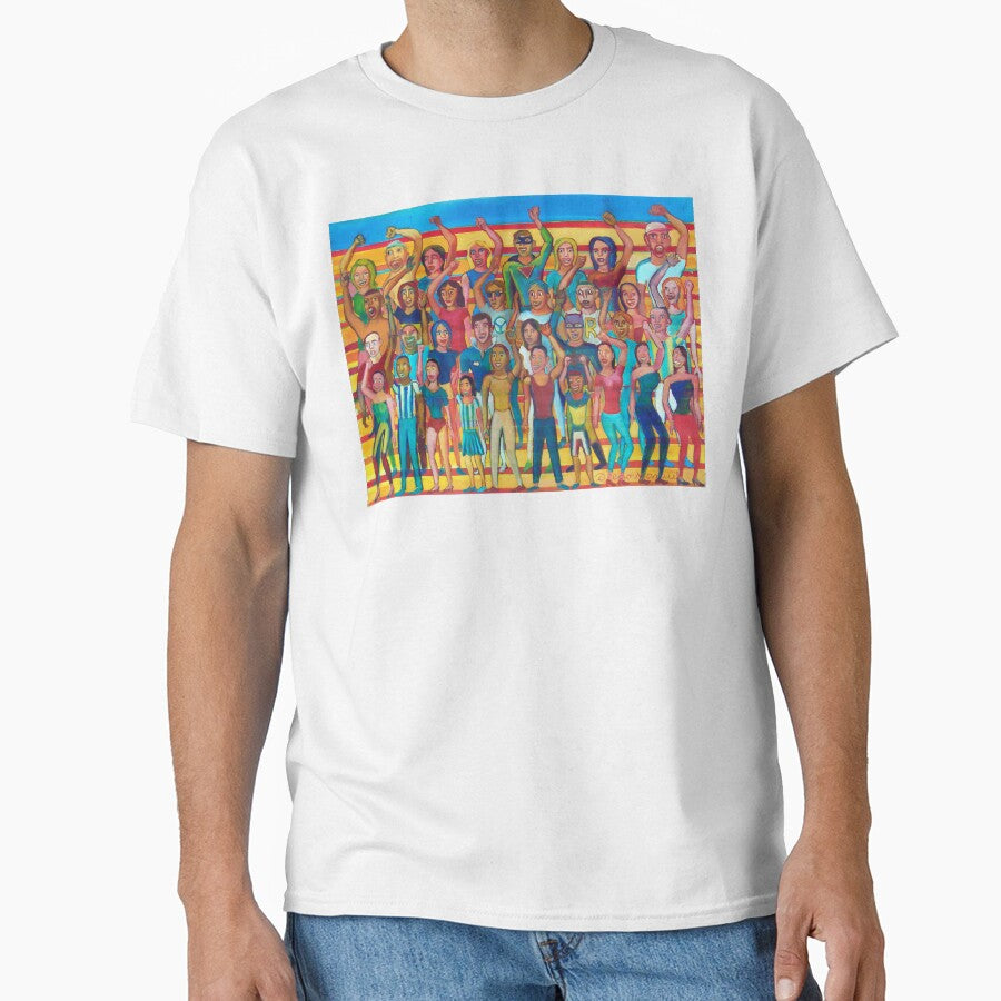 Hinchada multicolor 2 by Diego Manuel Rodriguez Unisex T-shirt, Sweatshirt, Hoodie, Long Sleeve Tee - T-Shirt, Sweatshirt, Hoodie