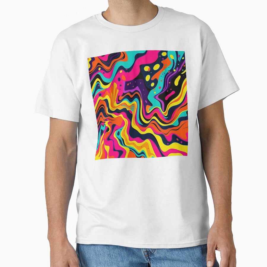 Pop Art Bold And Bright Colorful Abstract Designs by DEC02 Unisex T-shirt, Sweatshirt, Hoodie, Long Sleeve Tee - T-Shirt, Sweatshirt, Hoodie