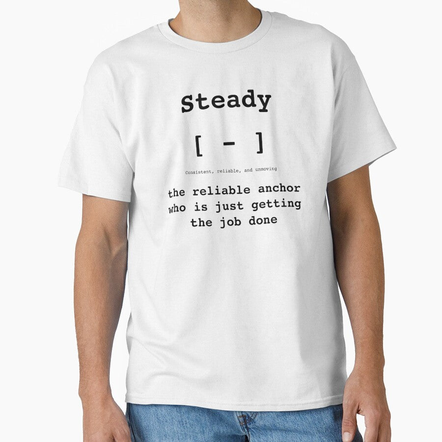 Steady Kaomoji [ - ] - Monday Mood - DRYSMIRK by DrySmirk Unisex T-shirt, Sweatshirt, Hoodie, Long Sleeve Tee - T-Shirt, Sweatshirt, Hoodie