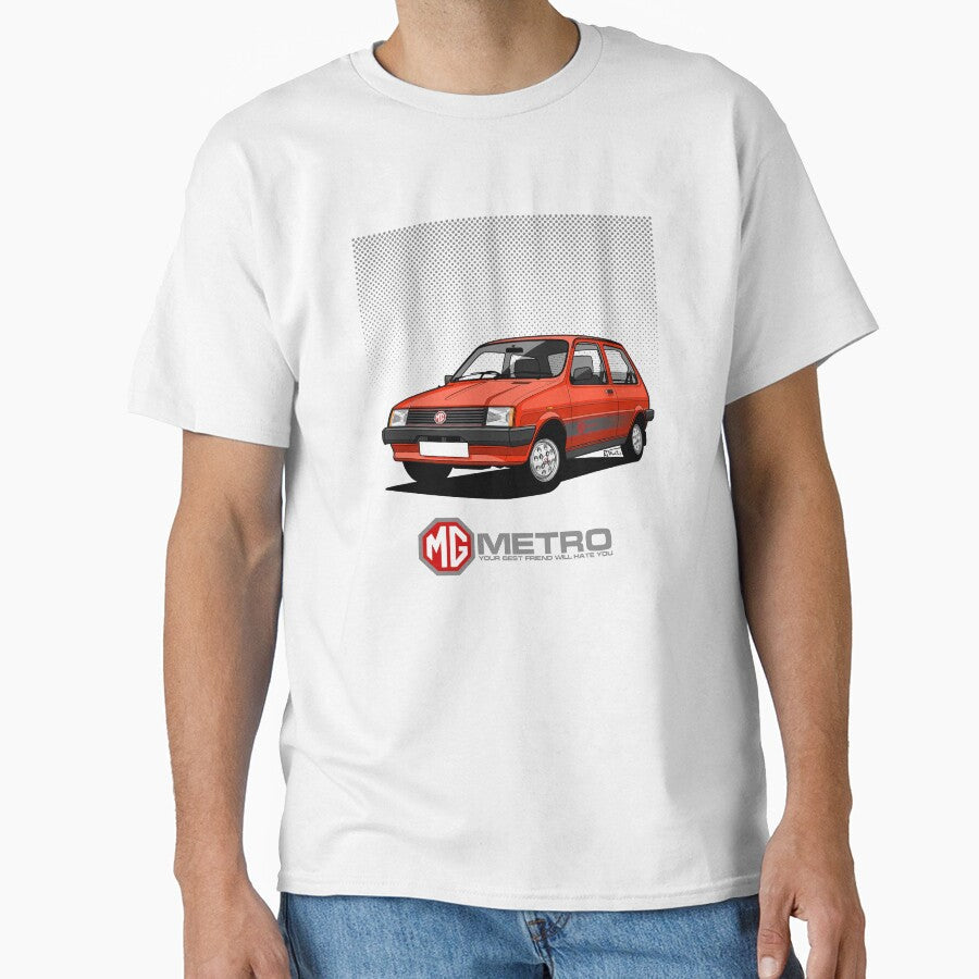 MG Metro - single Illustration - Red by RJWautographics Unisex T-shirt, Sweatshirt, Hoodie, Long Sleeve Tee - T-Shirt, Sweatshirt, Hoodie