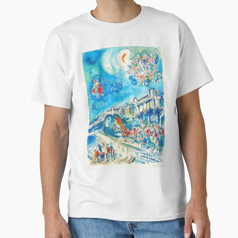 Marc Chagall moon carnival by philippesurRB Unisex T-shirt, Sweatshirt, Hoodie, Long Sleeve Tee - T-Shirt, Sweatshirt, Hoodie