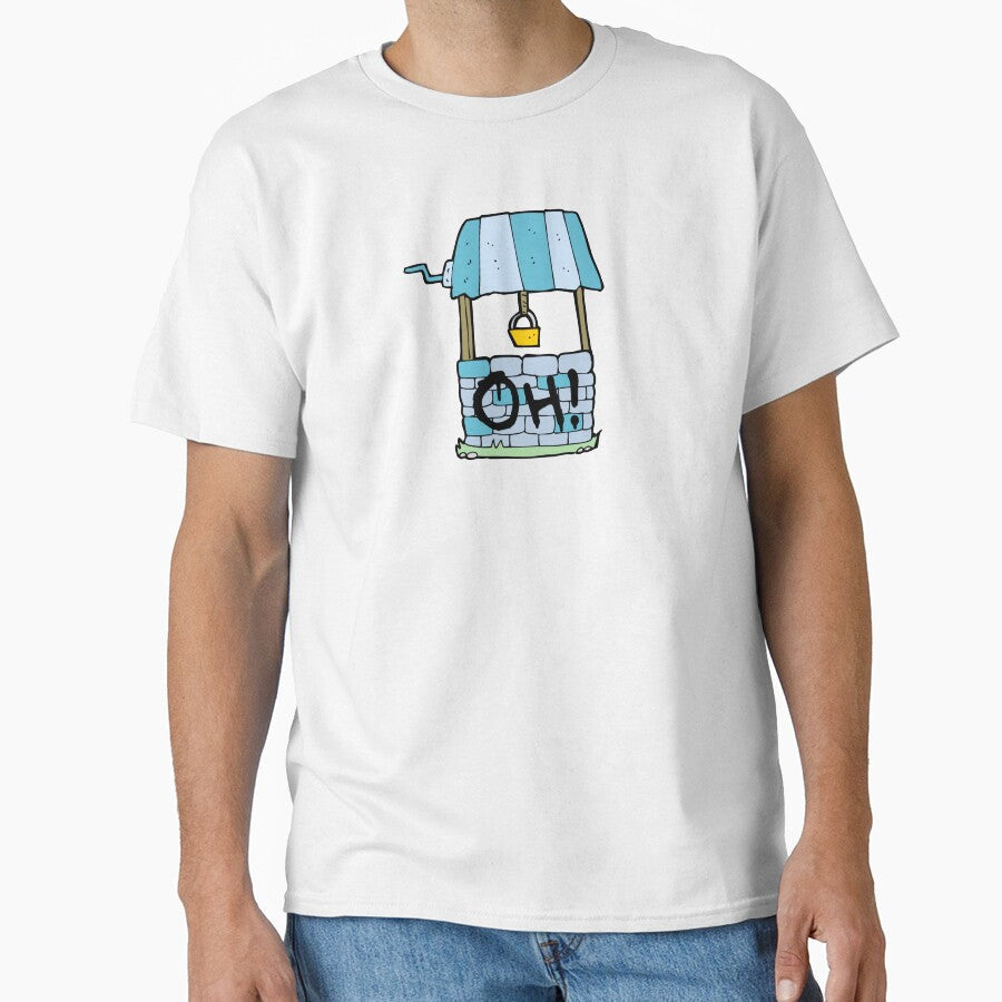 Oh Well Pun, Oh in graffiti on a blue funny water well by Click-Like Unisex T-shirt, Sweatshirt, Hoodie, Long Sleeve Tee - T-Shirt, Sweatshirt, Hoodie