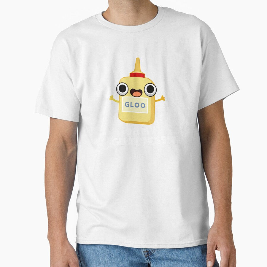 Oh My Gluedness Funny Super Glue Puns (Dark BG) by punnybone Unisex T-shirt, Sweatshirt, Hoodie, Long Sleeve Tee - T-Shirt, Sweatshirt, Hoodie