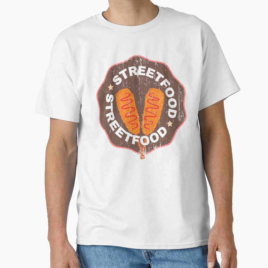 Street Food Lover  Vintage Street Food Enthusiast Retro Foodie Design by Gawii Unisex T-shirt, Sweatshirt, Hoodie, Long Sleeve Tee - T-Shirt, Sweatshirt, Hoodie