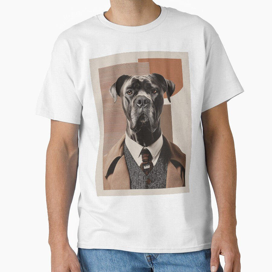 Cane Corso in Suit by lautir Unisex T-shirt, Sweatshirt, Hoodie, Long Sleeve Tee - T-Shirt, Sweatshirt, Hoodie