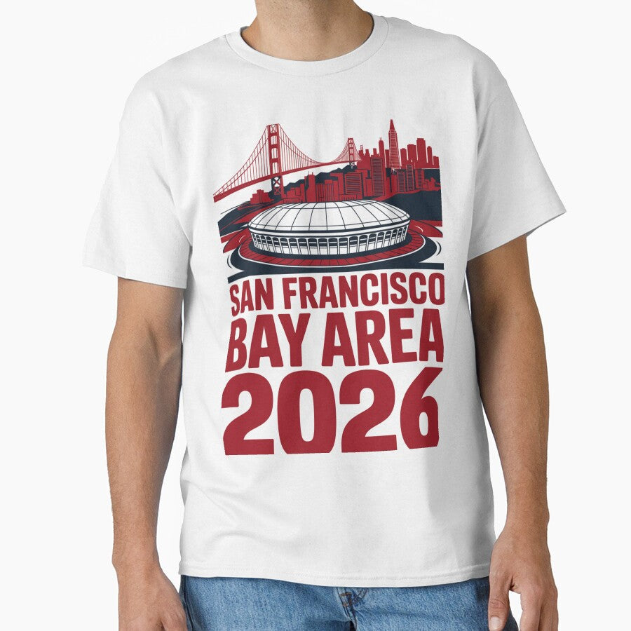 San Francisco Bay Area Golden Gate Stadium T-Shirt V27 by DarylWelsh2024 Unisex T-shirt, Sweatshirt, Hoodie, Long Sleeve Tee - T-Shirt, Sweatshirt, Hoodie