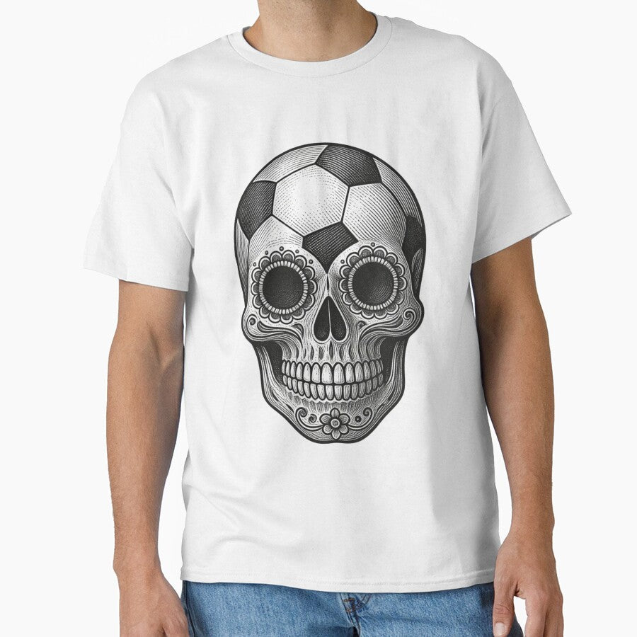 Mexico Sugar Skull Soccer Day of the Dead - Football 2026 by ZIKI VI Unisex T-shirt, Sweatshirt, Hoodie, Long Sleeve Tee - T-Shirt, Sweatshirt, Hoodie