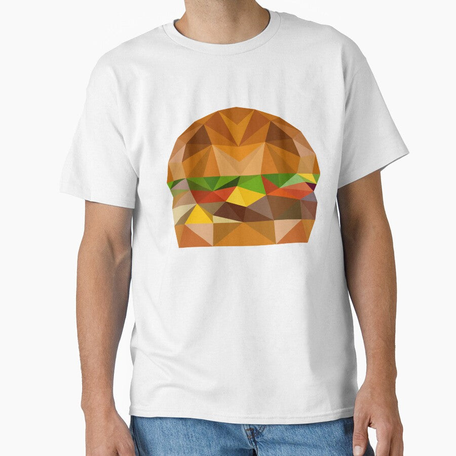 Burger by M K D Unisex T-shirt, Sweatshirt, Hoodie, Long Sleeve Tee - T-Shirt, Sweatshirt, Hoodie