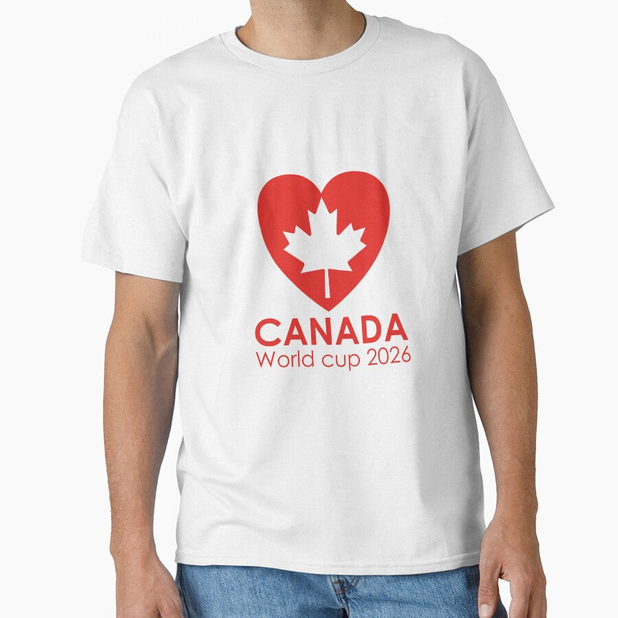 Canada World Cup 2026 Maple Leaf Heart Sticker by topprinting Unisex T-shirt, Sweatshirt, Hoodie, Long Sleeve Tee - T-Shirt, Sweatshirt, Hoodie