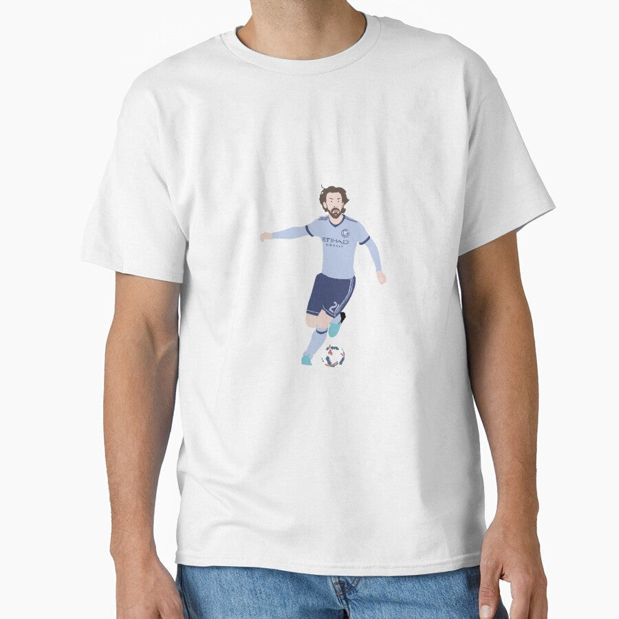 Andrea Pirlo New York City FC MLS by Rhys40 Unisex T-shirt, Sweatshirt, Hoodie, Long Sleeve Tee - T-Shirt, Sweatshirt, Hoodie