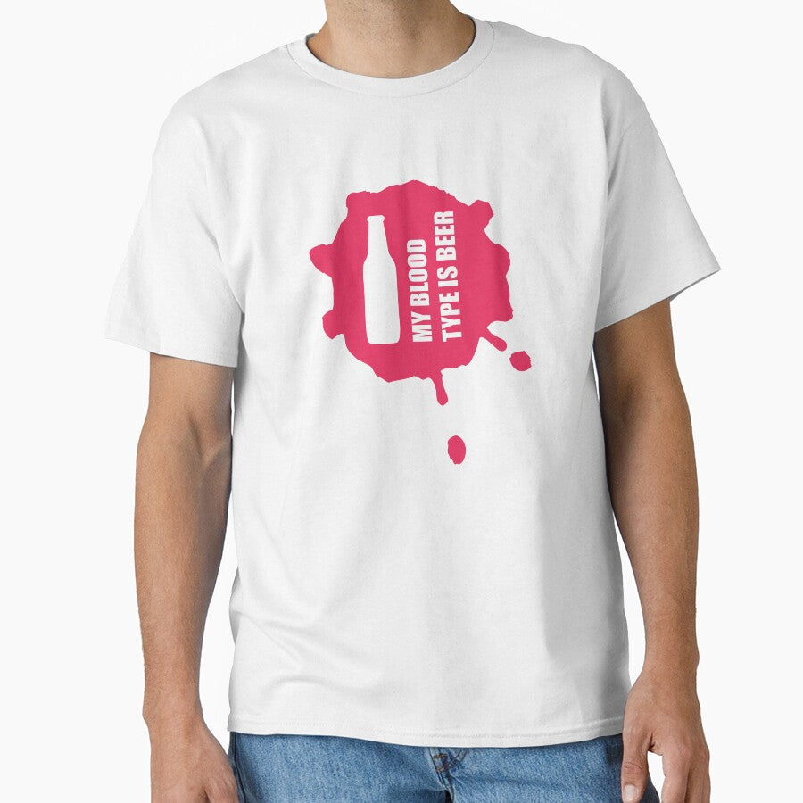 My blood type is beer - Just Drink It - Beer Break - Native Drunk Beer is made by men wine by god - Beer Lover - Beer Fanatic - Beer is Life by mellinnshirts - T-Shirt, Sweatshirt, Hoodie