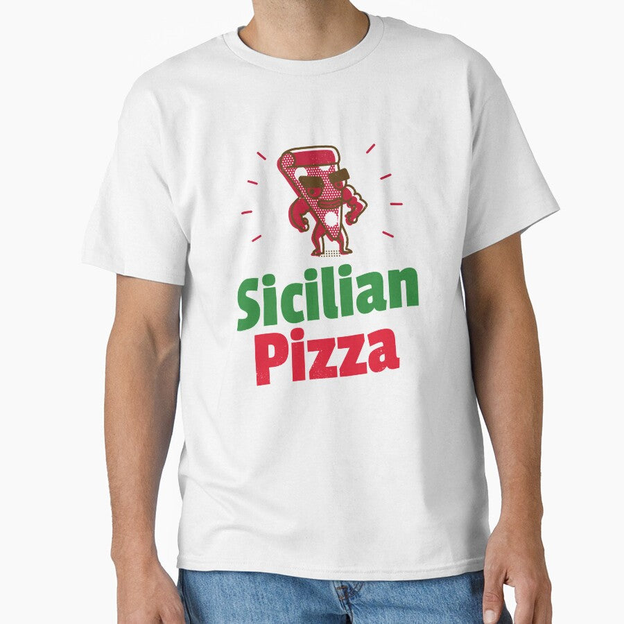 Sicilian Pizza by Balkanfood Unisex T-shirt, Sweatshirt, Hoodie, Long Sleeve Tee - T-Shirt, Sweatshirt, Hoodie