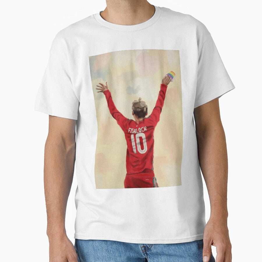 Portrait painting of Jess Fishlock by thehat24 Unisex T-shirt, Sweatshirt, Hoodie, Long Sleeve Tee - T-Shirt, Sweatshirt, Hoodie