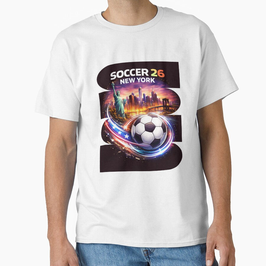 New York Soccer 2026 Shirt, Soccer 26 NYC Fan Tee, New York City Soccer Graphic by MK-Charlie - T-Shirt, Sweatshirt, Hoodie