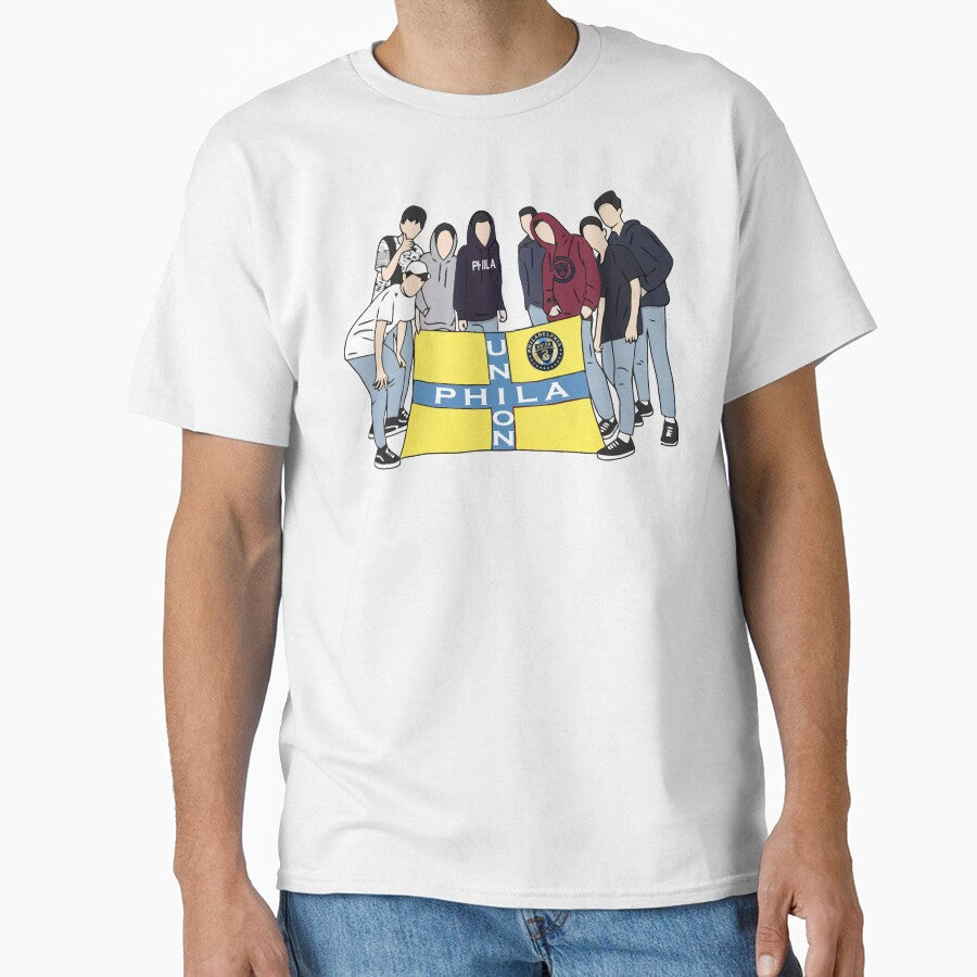 Philadelphia Union Soccer Support by OverTimeBGD Unisex T-shirt, Sweatshirt, Hoodie, Long Sleeve Tee - T-Shirt, Sweatshirt, Hoodie