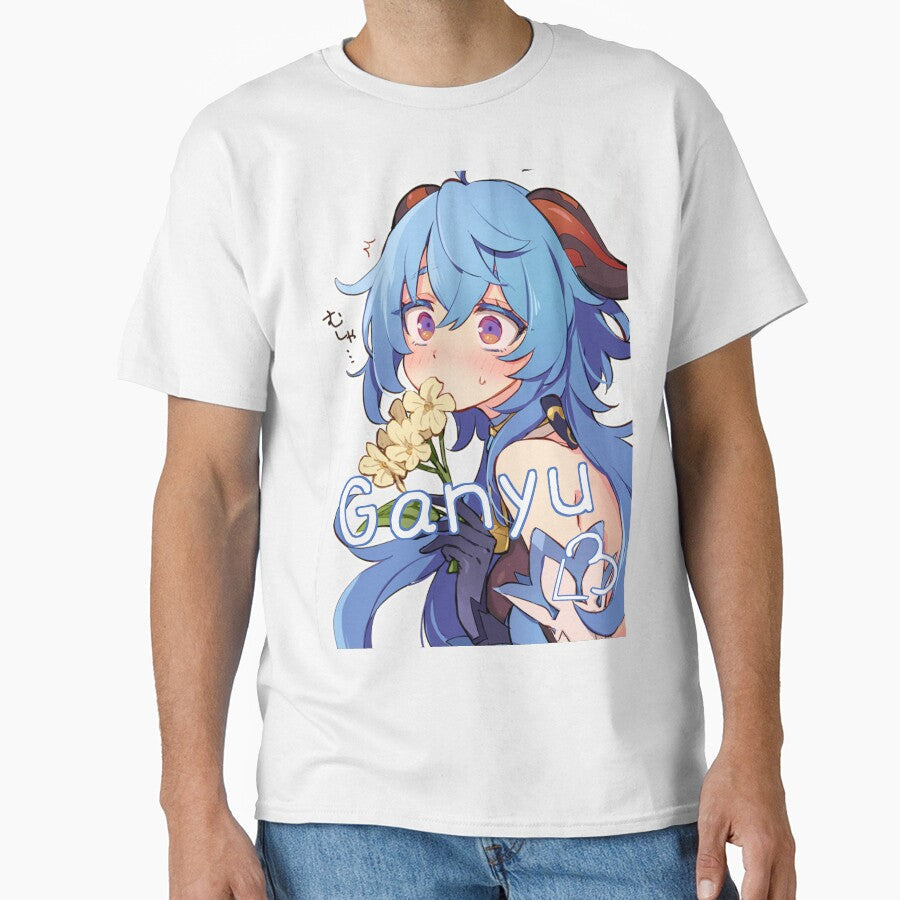 Ganyu Love by 5Dora Unisex T-shirt, Sweatshirt, Hoodie, Long Sleeve Tee - T-Shirt, Sweatshirt, Hoodie