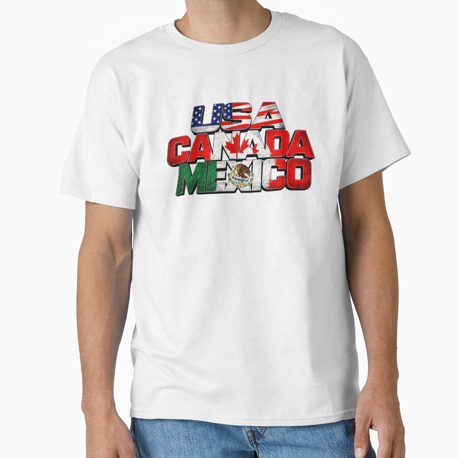 2026 North America Soccer Celebration Graphic by RolMerch Unisex T-shirt, Sweatshirt, Hoodie, Long Sleeve Tee - T-Shirt, Sweatshirt, Hoodie