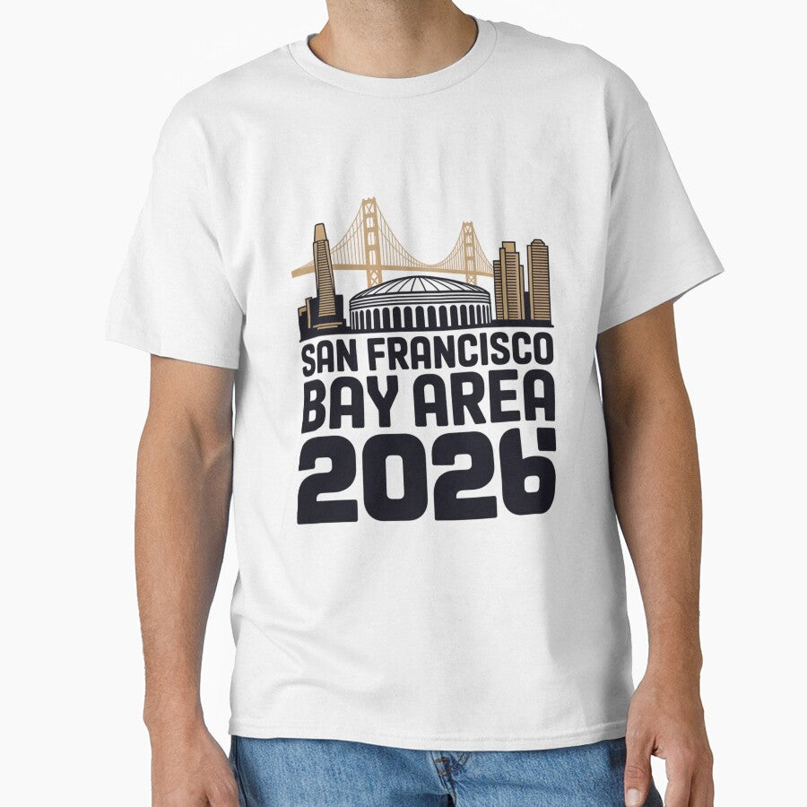 San Francisco Bay Area Golden Gate Stadium T-Shirt V17 by DarylWelsh2024 Unisex T-shirt, Sweatshirt, Hoodie, Long Sleeve Tee - T-Shirt, Sweatshirt, Hoodie