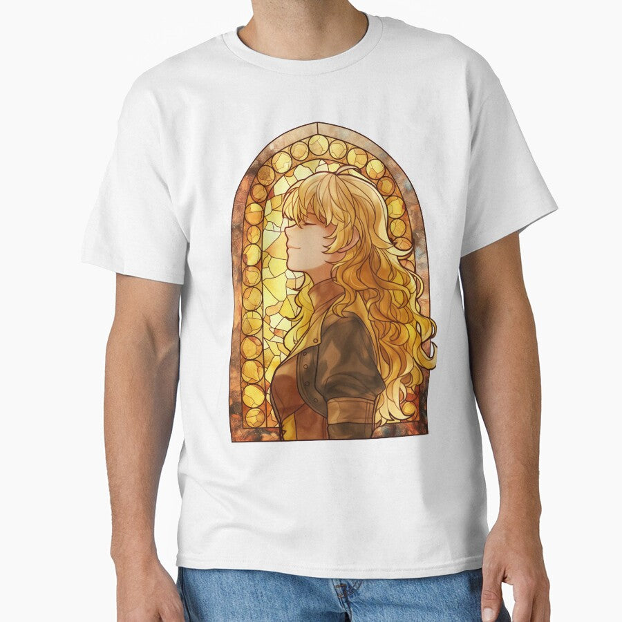 Stained Glass Yang by SchellStation Unisex T-shirt, Sweatshirt, Hoodie, Long Sleeve Tee - T-Shirt, Sweatshirt, Hoodie