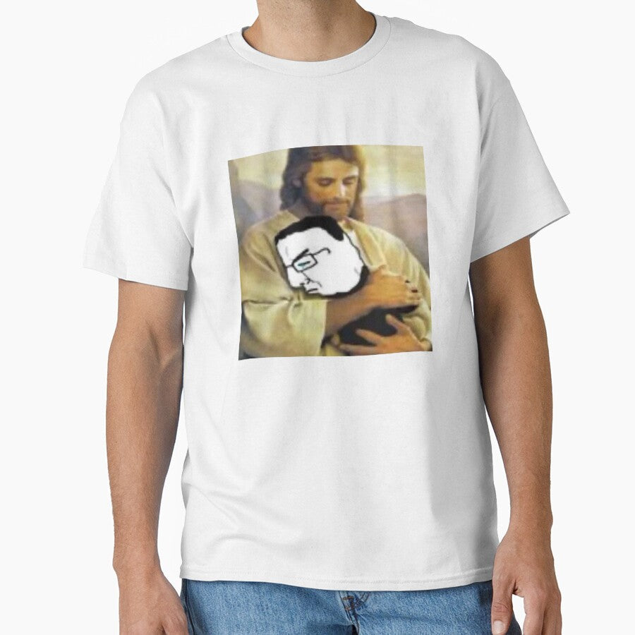 Chud Saved By Jesus by Cozyzotz' Cave Unisex T-shirt, Sweatshirt, Hoodie, Long Sleeve Tee - T-Shirt, Sweatshirt, Hoodie