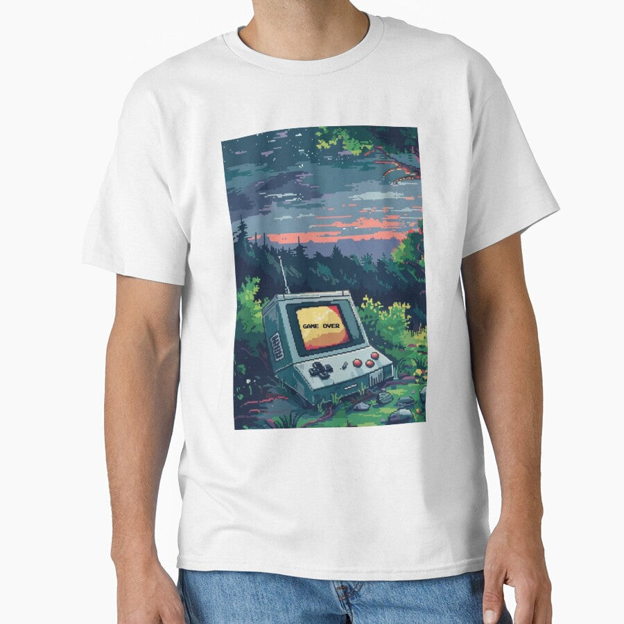 Pixel Retro Gaming  Nostalgic Arcade Tee by Hussar08 Unisex T-shirt, Sweatshirt, Hoodie, Long Sleeve Tee - T-Shirt, Sweatshirt, Hoodie