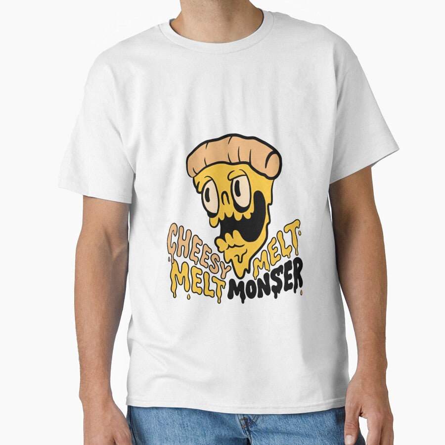 Cheesy Melt Melt Monser Pizza Monster Cheese Lover by RetroMini2026 Unisex T-shirt, Sweatshirt, Hoodie, Long Sleeve Tee - T-Shirt, Sweatshirt, Hoodie
