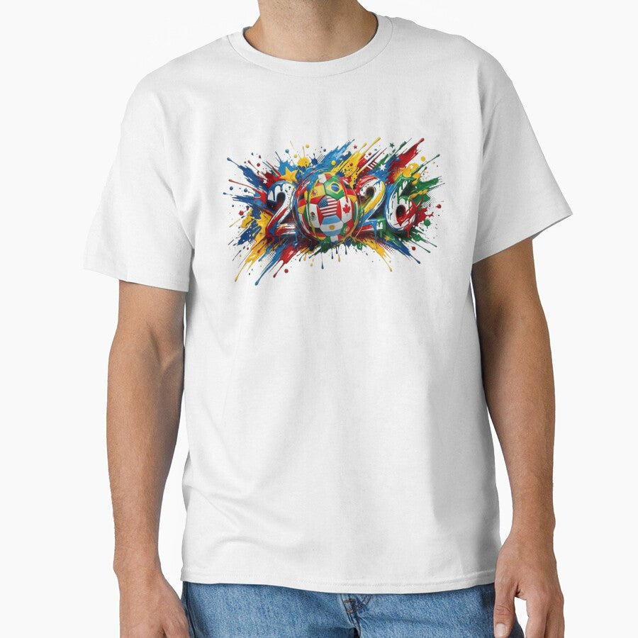 Soccer 2026 by RED Designer's Unisex T-shirt, Sweatshirt, Hoodie, Long Sleeve Tee - T-Shirt, Sweatshirt, Hoodie