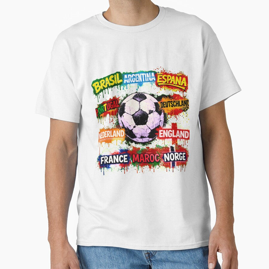 World Football Favorites 2026: Elite Ten Contenders by Kelven18ai Unisex T-shirt, Sweatshirt, Hoodie, Long Sleeve Tee - T-Shirt, Sweatshirt, Hoodie