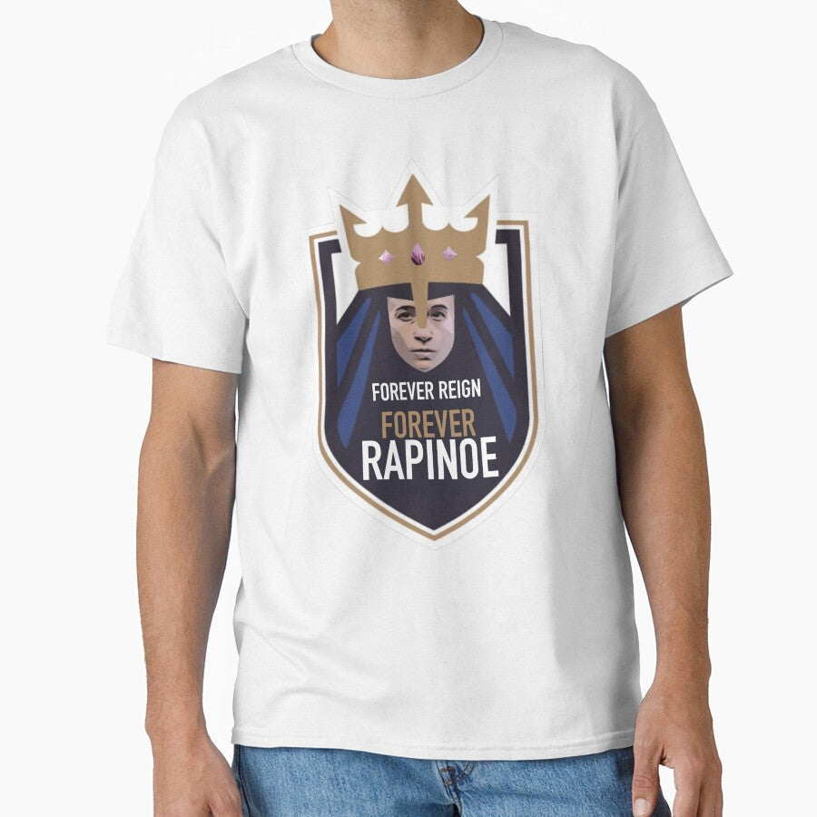 Forever Rapinoe - Seattle Reign FC by Claire Ramsey Unisex T-shirt, Sweatshirt, Hoodie, Long Sleeve Tee - T-Shirt, Sweatshirt, Hoodie