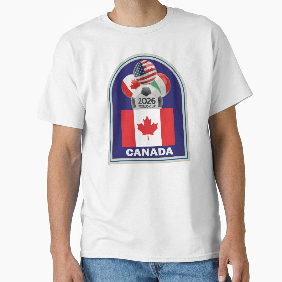 Canada 2026 Soccer T-shirt by benchpod47 Unisex T-shirt, Sweatshirt, Hoodie, Long Sleeve Tee - T-Shirt, Sweatshirt, Hoodie