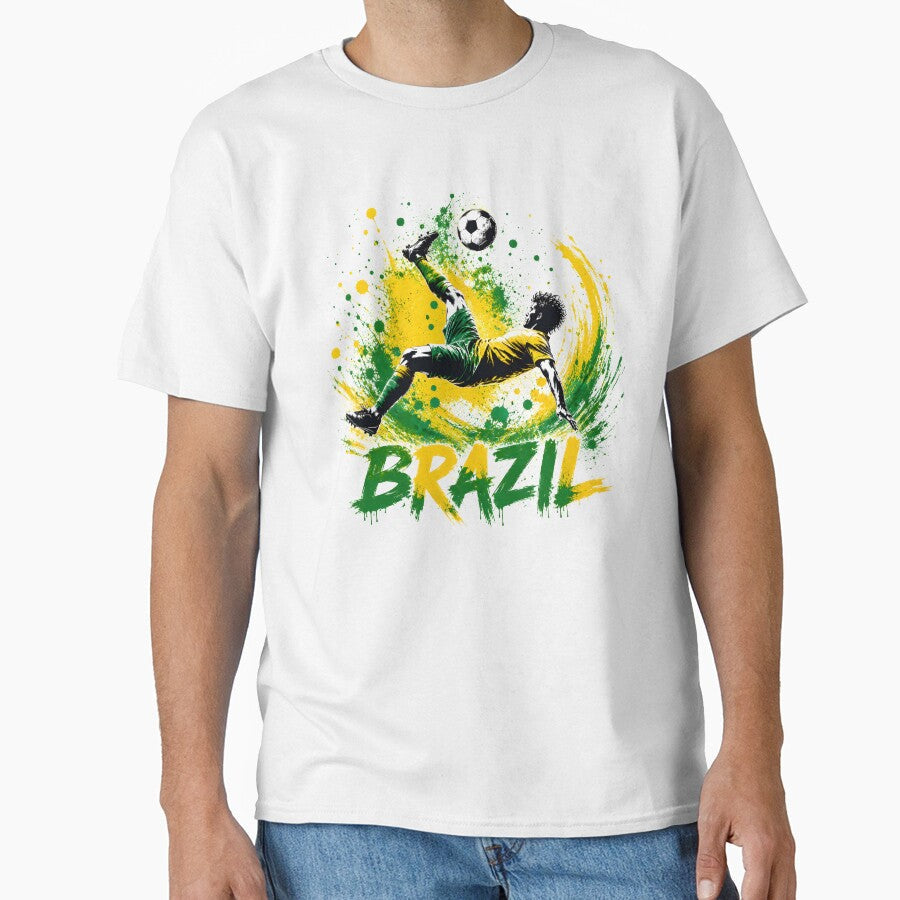 Seleo Spirit Soccer Shirt | Tropical Brazil Football Colors Tee | Fan Pride Gift by 3ac-Arts - T-Shirt, Sweatshirt, Hoodie