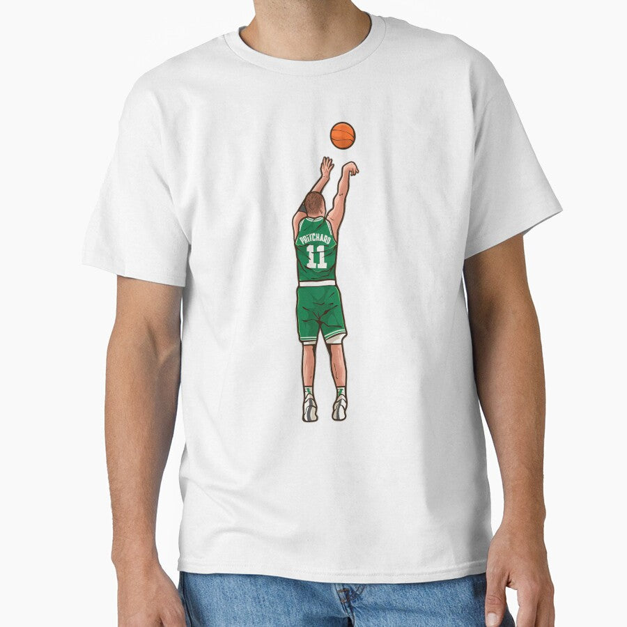 Payton Pritchard Jump Shot Cartoon by conerlyita34 Unisex T-shirt, Sweatshirt, Hoodie, Long Sleeve Tee - T-Shirt, Sweatshirt, Hoodie