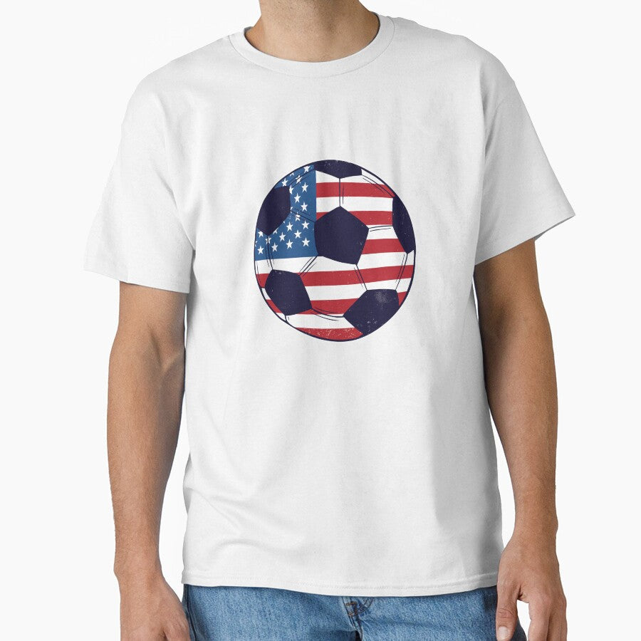 Soccer America flag by DerSenat Unisex T-shirt, Sweatshirt, Hoodie, Long Sleeve Tee - T-Shirt, Sweatshirt, Hoodie