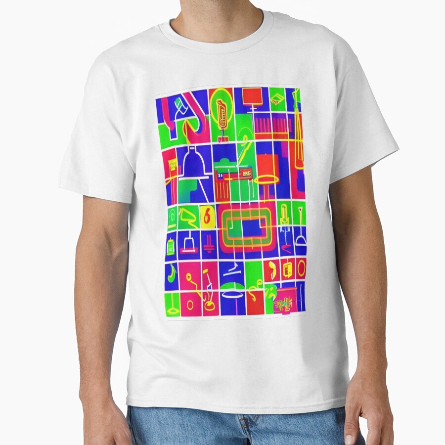 80s Pop Art Vibes 85 by Benito Del Ray Unisex T-shirt, Sweatshirt, Hoodie, Long Sleeve Tee - T-Shirt, Sweatshirt, Hoodie