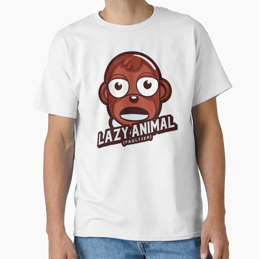 Sloth is Faultier (Lazy Animal) in German Funny Gift for Sloth Lovers by Time4German Unisex T-shirt, Sweatshirt, Hoodie, Long Sleeve Tee - T-Shirt, Sweatshirt, Hoodie
