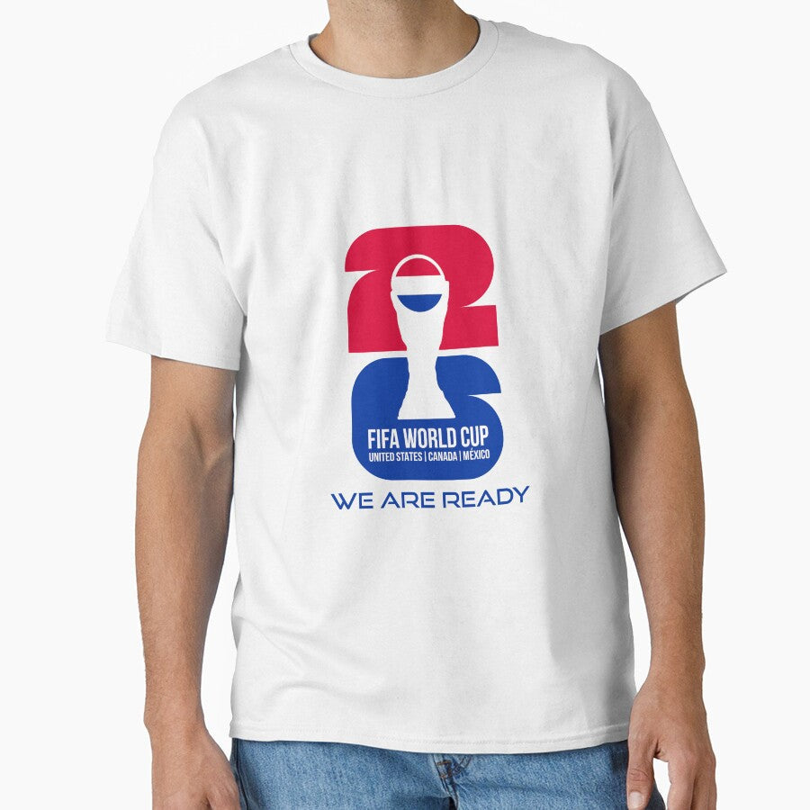 Netherlands World Cup 2026 We Are Ready Trophy Sticker by topprinting Unisex T-shirt, Sweatshirt, Hoodie, Long Sleeve Tee - T-Shirt, Sweatshirt, Hoodie
