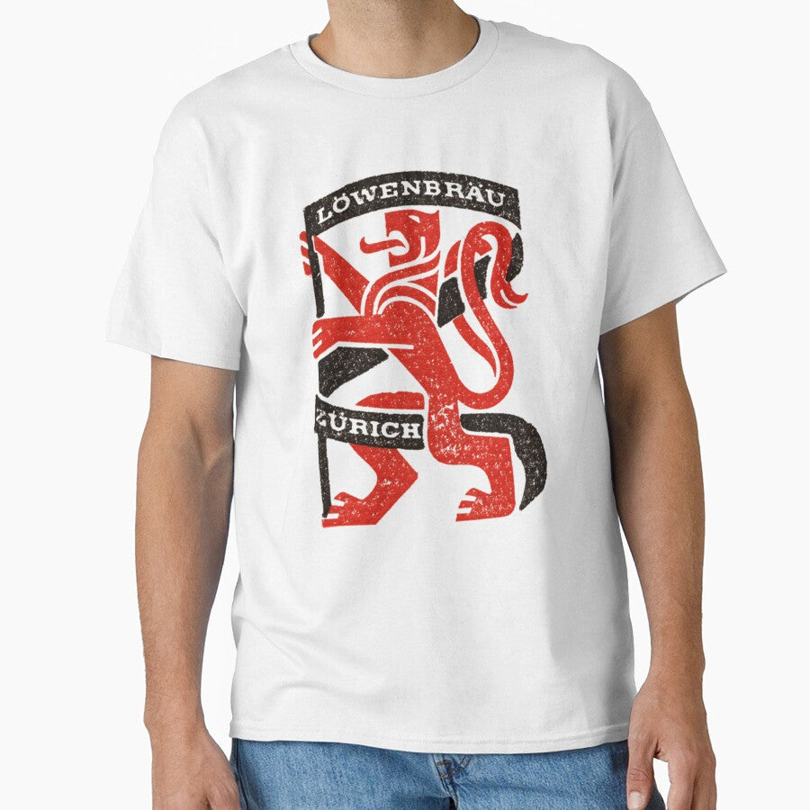Lowenbrau Zurich by KinzleyGirton Unisex T-shirt, Sweatshirt, Hoodie, Long Sleeve Tee - T-Shirt, Sweatshirt, Hoodie